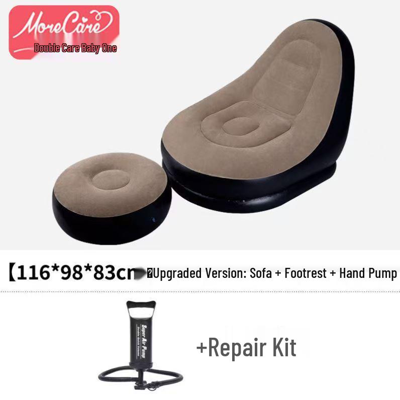 Thickened Inflatable Sofa Chair for Home & Outdoor Leisure