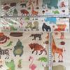 Zebra Cute Tiger Giraffe Cartoon Animal Pattern Wall Decor Stickers For Kid Room