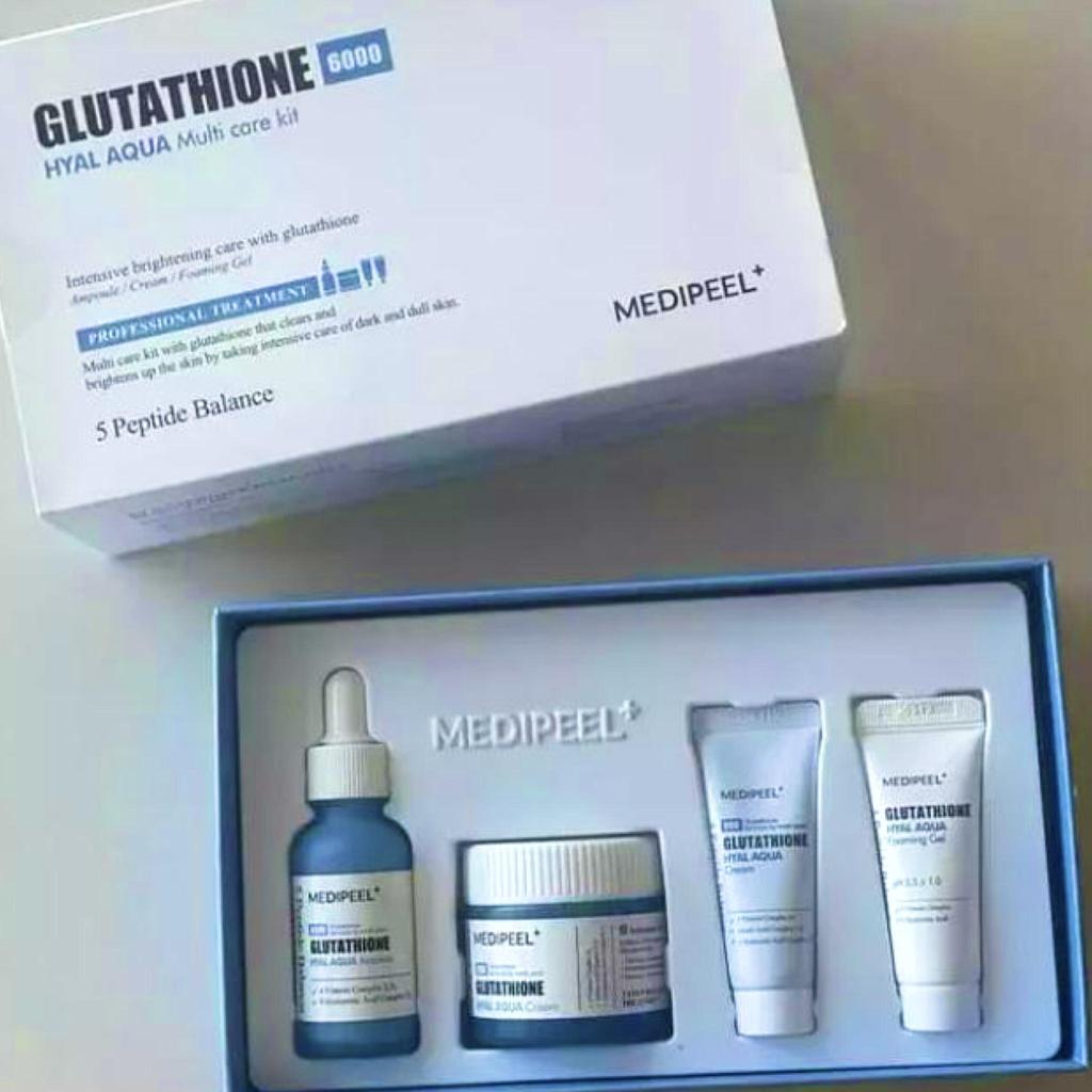 MEDI-PEEL Feuchtigkeitscreme mit Hyaluronsäure und Glutathion – Hyal Aqua Multi Care Kit Set