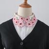 Women Embroidery Lace Detachable Lapel Fake Collar Shirt White Ruffles False Collar Woman Removable False Blouse Nep Kraagie