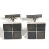 Damier Logo Cufflinks Accessories Cuffs AG925 Silver