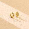 YHE0692 Cross Light Luxury S925 Sterling Silver Diamond Ear Cuff - Multiple Sizes, High-Class Stackable Earrings for Women