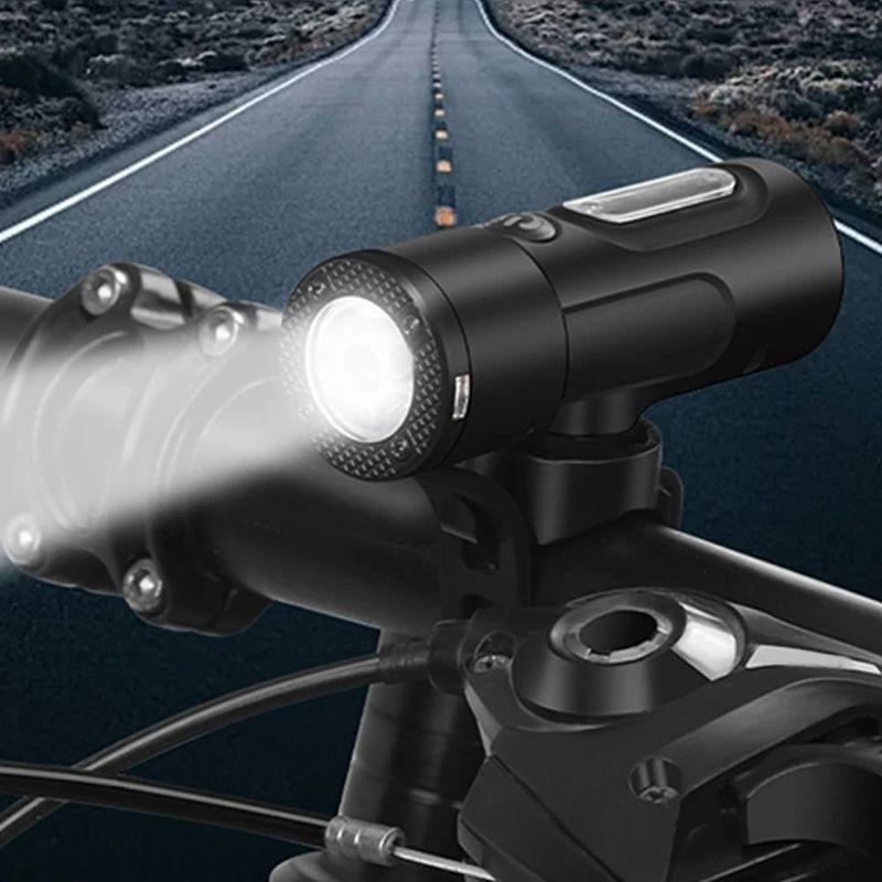 Durable Front Bike Light Rechargeable Waterproof Bike Headlight . 4 Lighting Modes Cycling Accessories Clamping