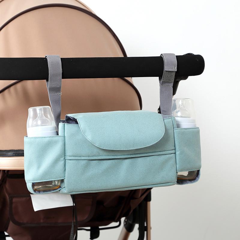 Baby Stroller Organizer Bag With Oxford Cloth Storage For Parents And Kids