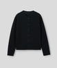 MMIC Cashmere Crochet Cardigan (Black)