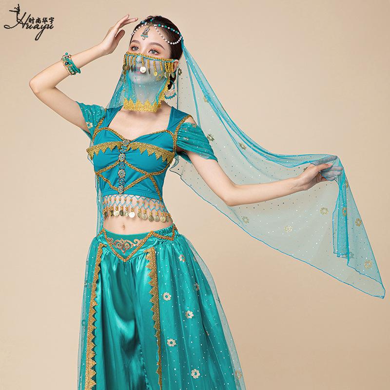 Belly Dance Bollywood Scarf Veil – Women's Hot Stamping Dance Accessory