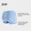 Men Boxer Underwear Underwear, Mid-rise Ice Silk Briefs, Slim Fit U-Convex High Elasticity Quick Drying Summer for Daily Wear And Sleep Smooth Routing