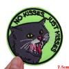Animal Frog Patches Hats Bags Embroidered Sew Patch DIY Cartoon Animal Iron On Patches For Clothing Cat Frog Embroidery Stickers