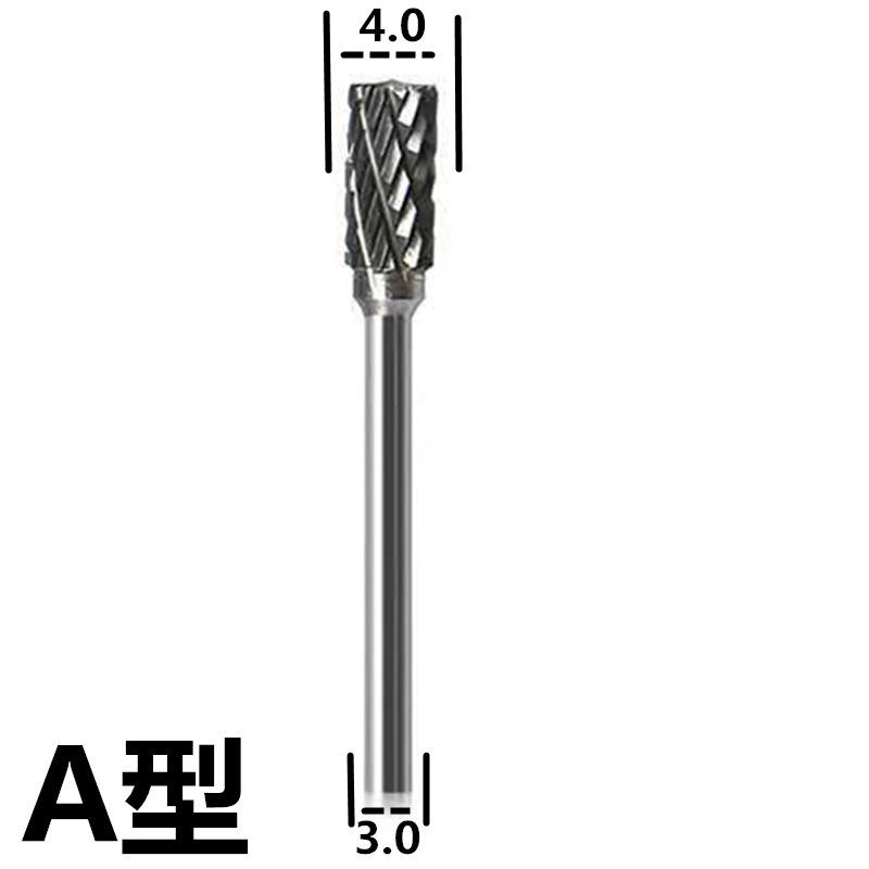 

1 шт. 3x6 мм 1/8 хвостовик вольфрамовый карбид фреза борфреза вращающийся инструмент дрель электрическая шлифовальная резьба бита двойной резец A4.0
