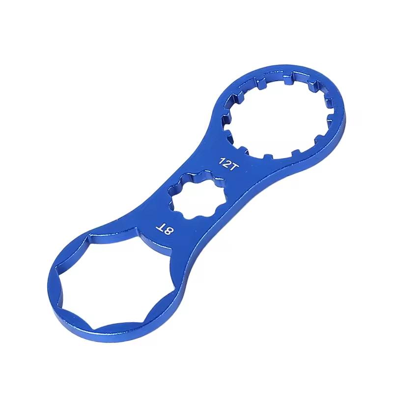

Multifunction MTB Bike Front Fork Install Disassembly Tools Bicycle Front Fork Cap Wrench for XCR/XCT/XCM
