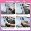 6pcs Car Window Trim Cover Column Pillar Posts Door Sticker Decal Accessories for Mercedes-Benz GLA X156 200 250 180 2014-