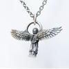 Ali Sottili Individualiste Creative per Coppia (per uomini e donne) Collana Pendente di Piccole Dimensioni Catena per Maglione