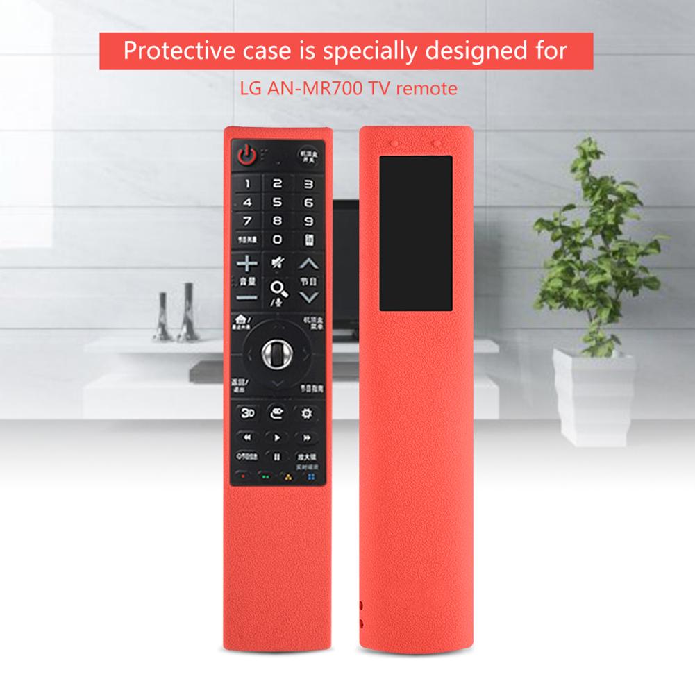 Dustproof Shockproof Protective Silicone Cover Case for  AN MR700 TV Remote Red