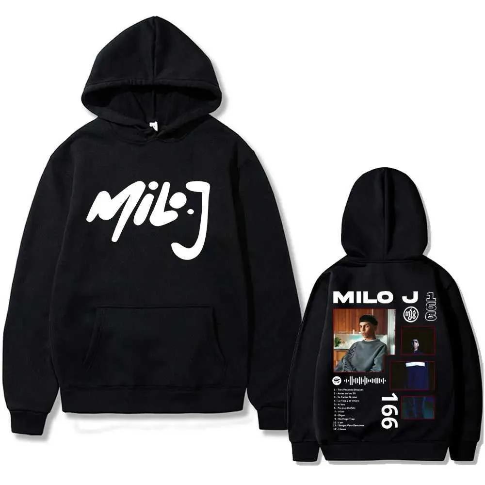 Rapper Milo Album Graphic Hoodie Men Women Hip Hop Fashion Oversized Hooded Sweatshirt Mens Casual Fleece Cotton Hoodies13