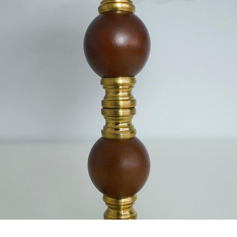 Vintage French Glass Table Lamp, Warm Soft Light Decor Bedside Lamp for Bedroom