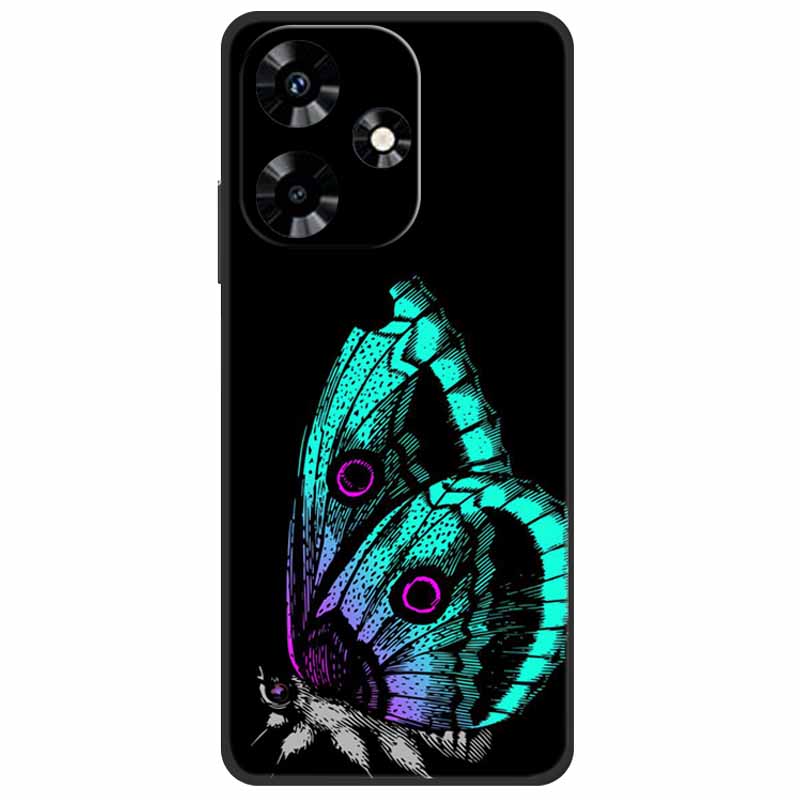 For Infinix Hot 30i NFC Case X669D Silicone Wolf Lion TPU Soft Fundas For Infinix Hot 30i X669C Hot30i 2023 Protector Black Capa