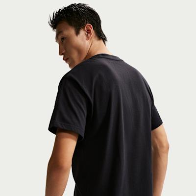 Nike Sportswear T Shirts Men's Black Crew Neck Moderate