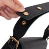 Le Chromaqi Cut-Out Edge Black Shoulder Bag