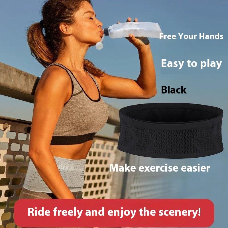 1Pc Seamless Invisible Running Waist Belt Bag Gym Bags Lightweight Invisible Mobile Phone Bags Portable Elastic Run Cycling Bag