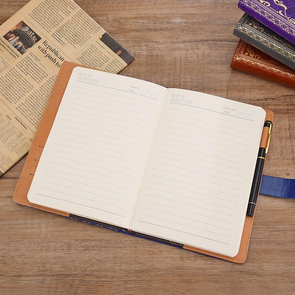 PU Leather A5 Journal Notebook Combination Lock Lockable Secrets Journal Notebook Diary  Boys