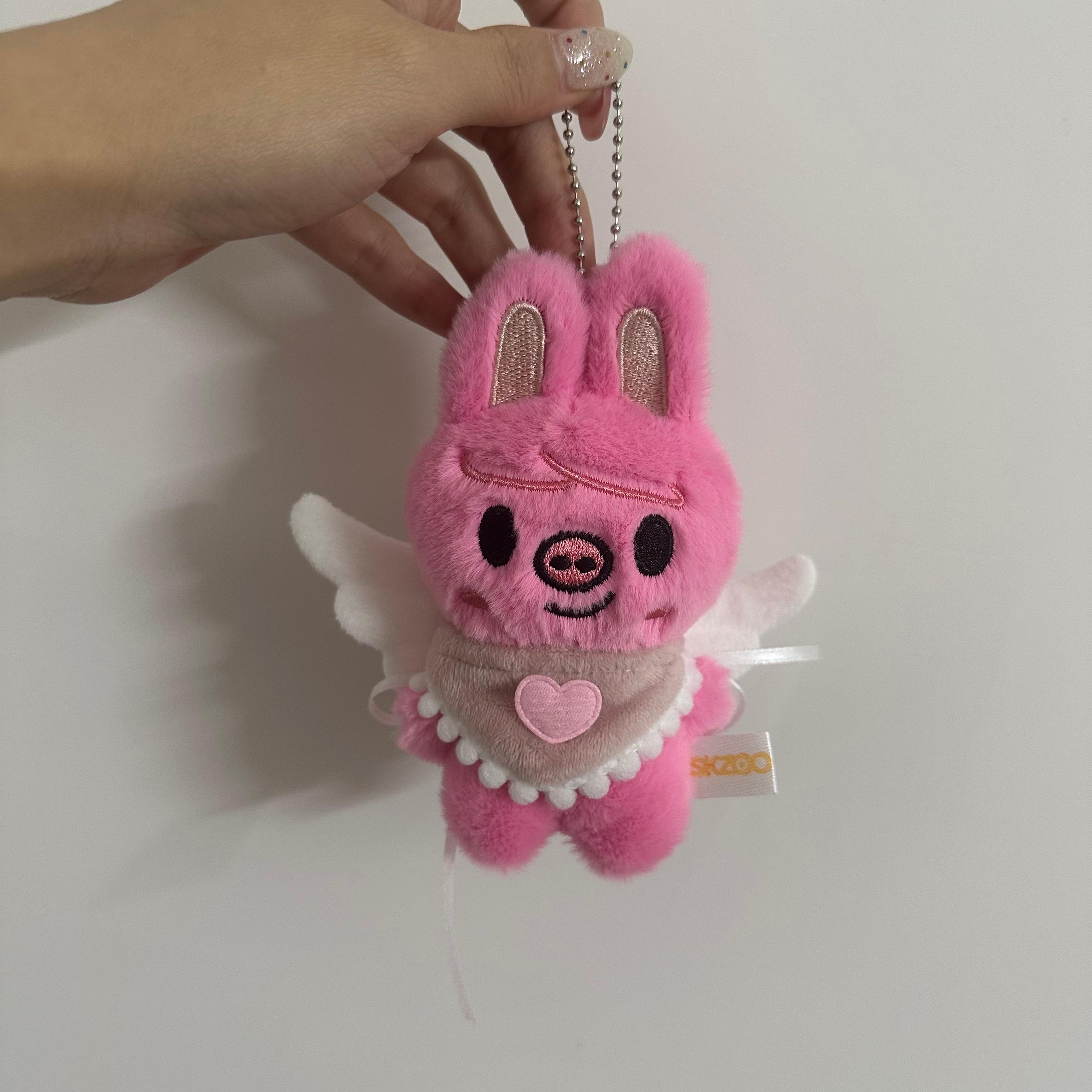Stray Kids Skzoo Cartoon Pendant Cute Heart Apron Wing Bag Hanger Lee Know Hyunjin Felix Kpop Idol Accessories