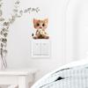Cartoon Kitten Waterproof Removable Wall & Switch Sticker