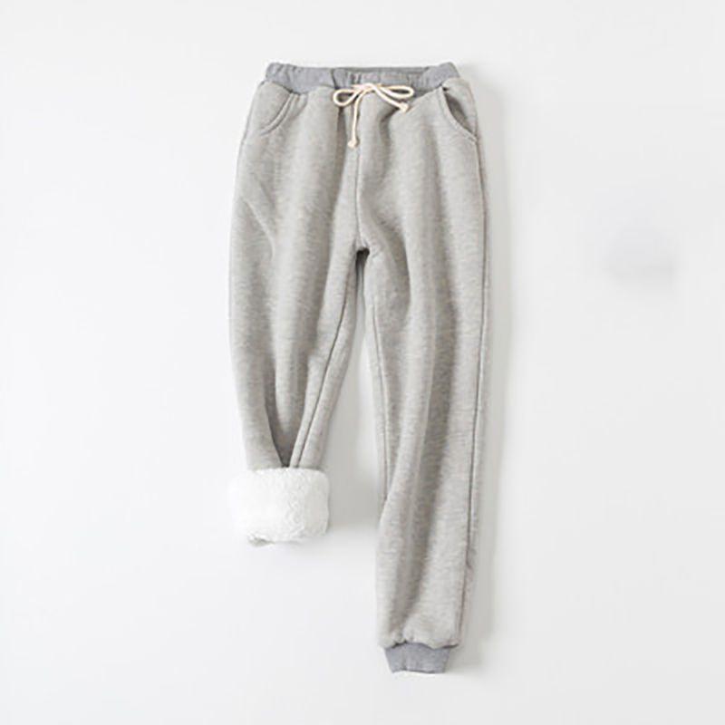 Womens Warm Sweat Pants With Ultra Soft Sherpa Lined Faux Fleece For Cold Weather