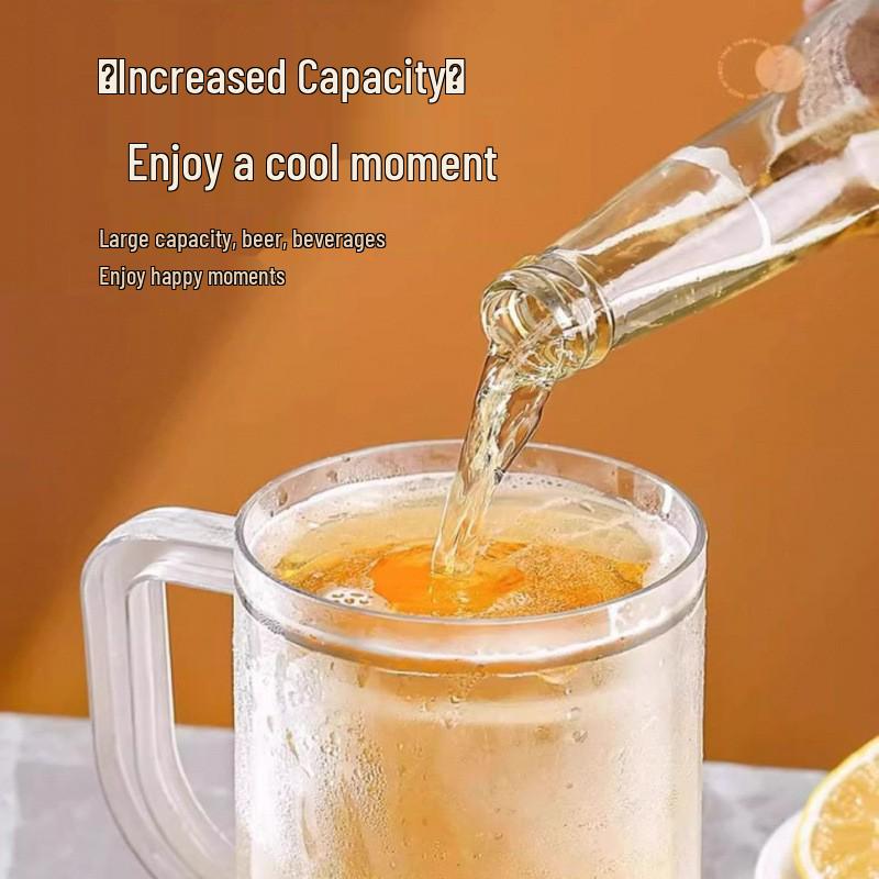 Ice-Making Double-Layer Summer Cup for Cold Drinks