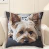 Наволочка з короткого плюшу з принтом собаки Наволочка на тему тварин Домашній декор Спальня, Архітектурний колекційний предмет (без наповнювача)