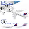 30cm American Delta Airplane Model Airplane B747 Model Plane for Adults Collection Office Desktop Decoration Birthday Gift