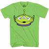 Toy Story Pizza Planet Alien Gesicht 100% Baumwolle T-Shirt Herren T-Shirts Oberteil