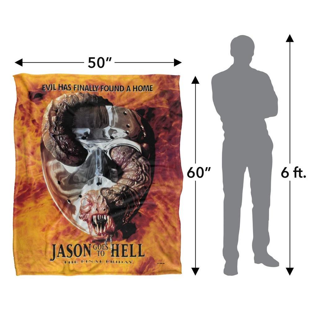 Friday The 13th Jason Goes To Hell Poster Blanket
