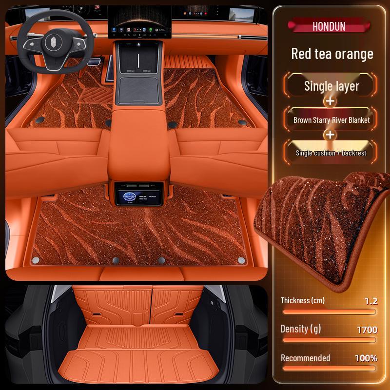 2026 Hongqi S9 TPE Floor Mats: Full Set Interior Carpet for Five Seats