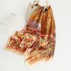 90 *90cm Square Silk Scarf Women Shawls Neckerchief Designer Print Chiffon Hijab Scarf Foulard Lady Neck Scarves Soft Big Bandana
