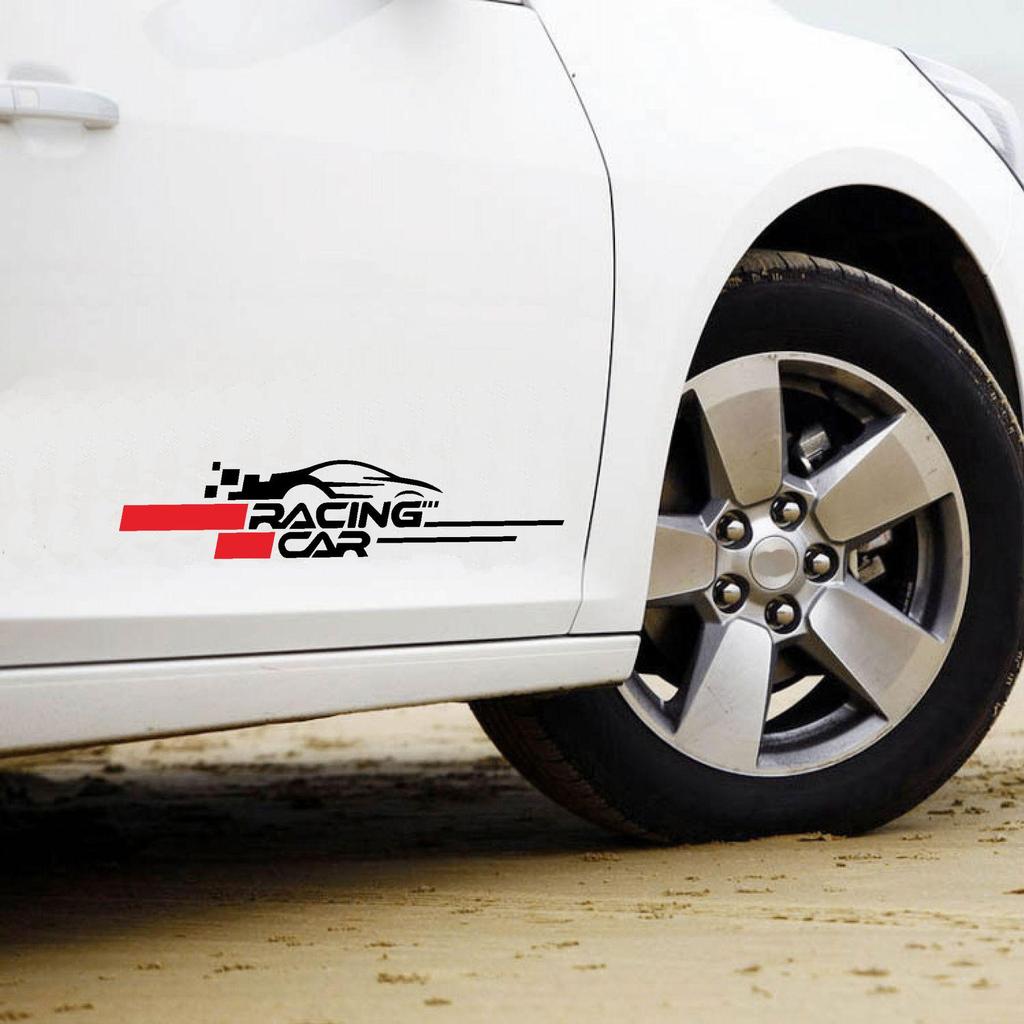 Creative C43 Racing Sticker Set: Personalize, Cover Scratches