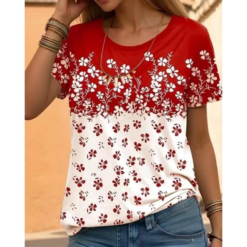 

Модная футболка с 3D-принтом для женщин, летняя распродажа, топы с коротким рукавом и круглым вырезом, уличные тренды, женская одежда, свободная женская рубашка 5XL