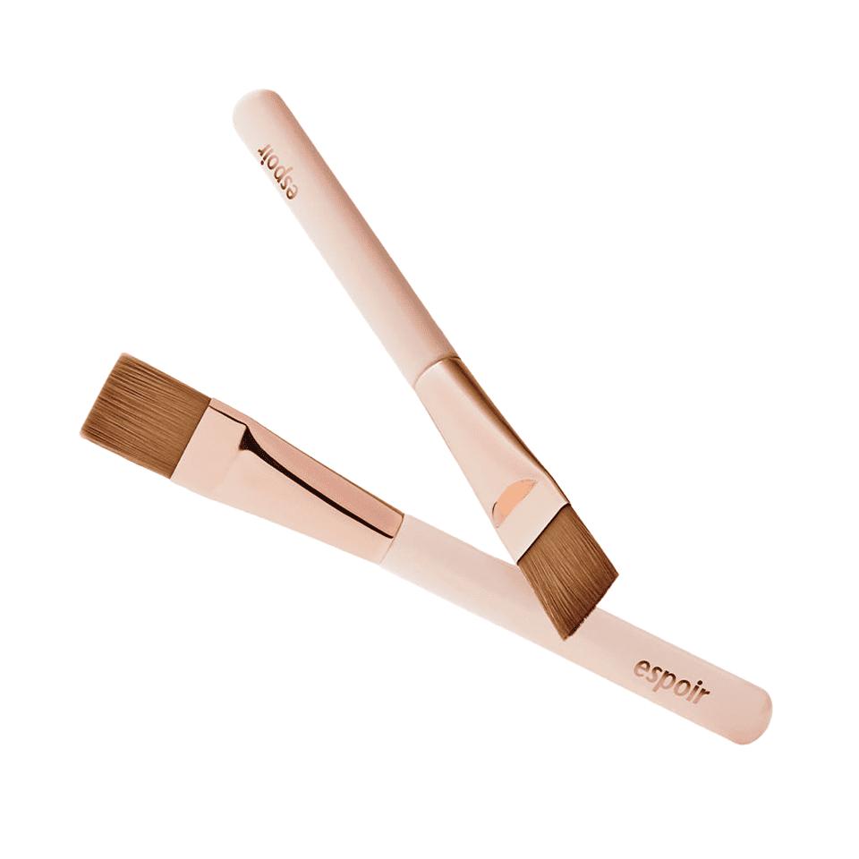 espoir True Glow Foundation Brush | Soft 0.08mm Bristles for Dewy Liquid Foundation | Korean Makeup Tool for Sensitive Skin
