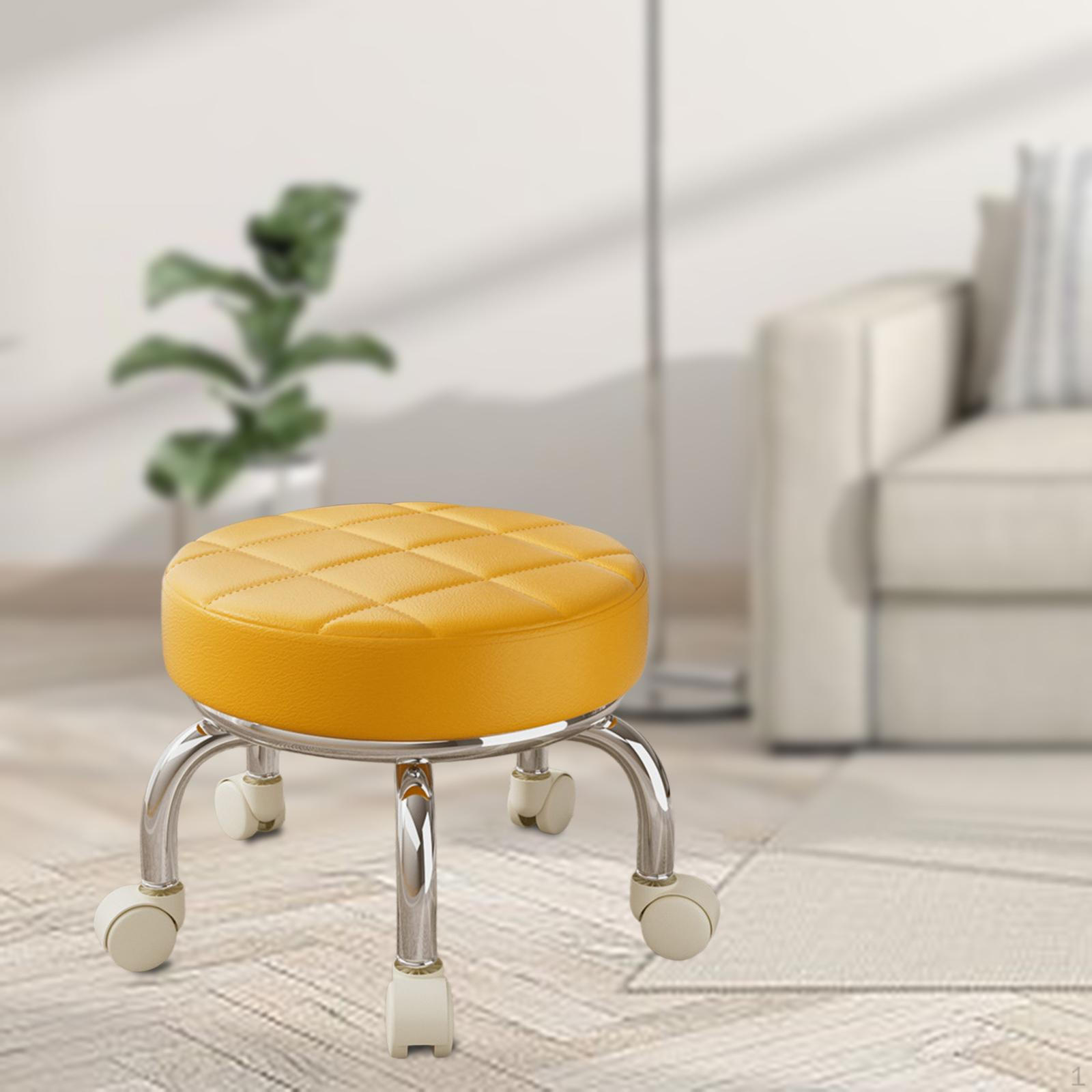 

Вращающееся на 360° низкое роликовое сиденье, табурет для работы по дому, прочный, для детей и взрослых, поворотные ролики, шкивы, колеса оранжевый