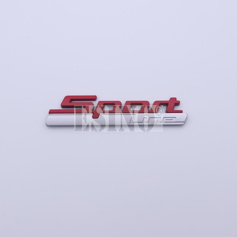 Car Styling Universal 3D Car Trunk Metal Adhesive Badge Emblem Sport Line Rear Body Tailgate Fender Styling Badge for BMW