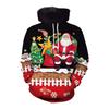 Christmas Tree Xmas Santa Snowman Hoodie Men Autumn Winter 3D Print Long Sleeve Pullover Streetwear Clothing Tops High-quality