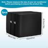 Cover For AC Unit Outside Central HVAC Insulated Screen Dust-proof Waterproof AC Cover For Home Outdoor Patio Basement Garage RV