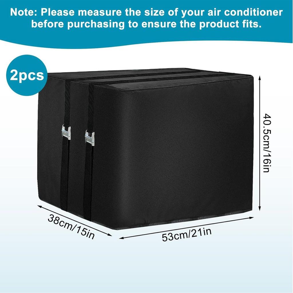 Cover For AC Unit Outside Central HVAC Insulated Screen Dust-proof Waterproof AC Cover For Home Outdoor Patio Basement Garage RV