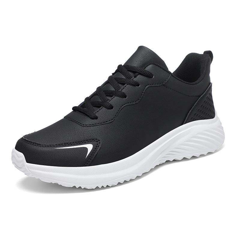 New Autumn Sports Fashion Trend Lightweight Sports Black Casual Shoes Versatile Soft-soled Shoes Lightweight