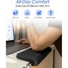L-Shaped Desk Edge Cushion, 2-Piece Memory Foam Elbow Pad with Non-Slip Base, Arm Rest for Desk, Ergonomic Deskedge Forearm Support & Wrist Rest
