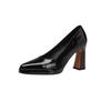 Krazing Pot Wildleder Lammfell Quadratische Zehenpartie Hohe Absätze Sommer Einfarbige Schuhe Große Größe 41 Grundlegendes Design Damen Moderne Pumps