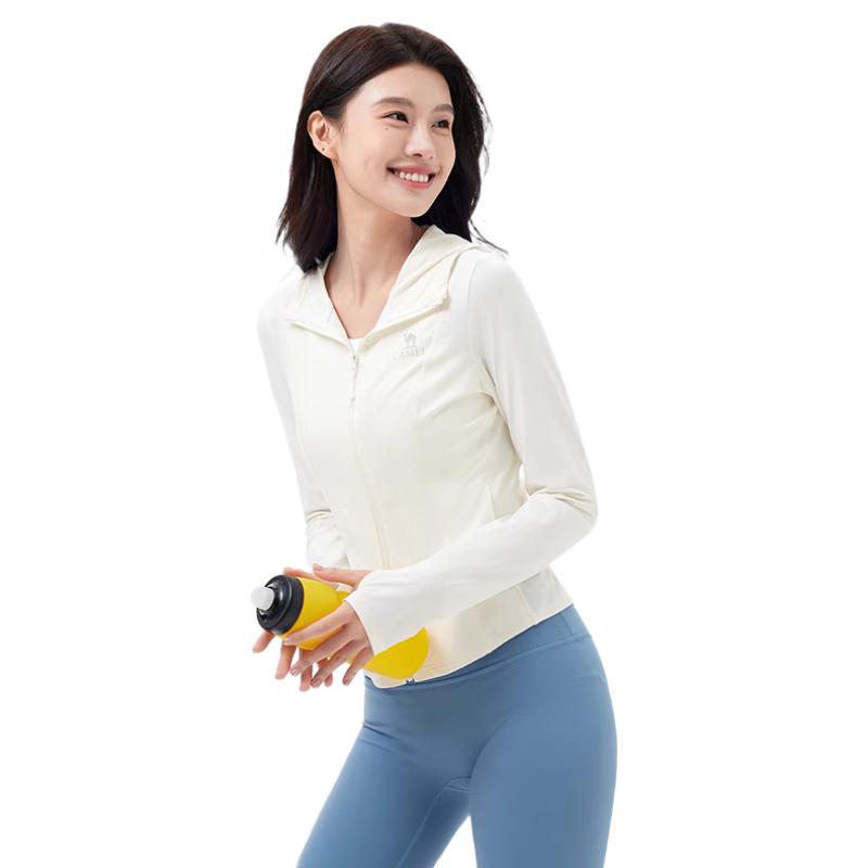 CAMEL Women s Slim-Fit Ice-Feel Quick-Dry UPF50+ Hooded Sun Protection Jacket S