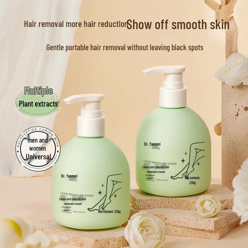 Gentle & Smooth Full Body Depilatory Cream - Non-Irritating, Moisturizing Hair Removal for Underarms, No Black Spots
