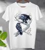 Hugin and Munin T Shirt Ravens Norse Mythology Viking Unisex Men's Ladies Top
