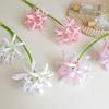 2 Heads Artificial Higanbana Flower Real Touch Handmade Simulation Lycoris Flower Plastic Silk Faux Flowers