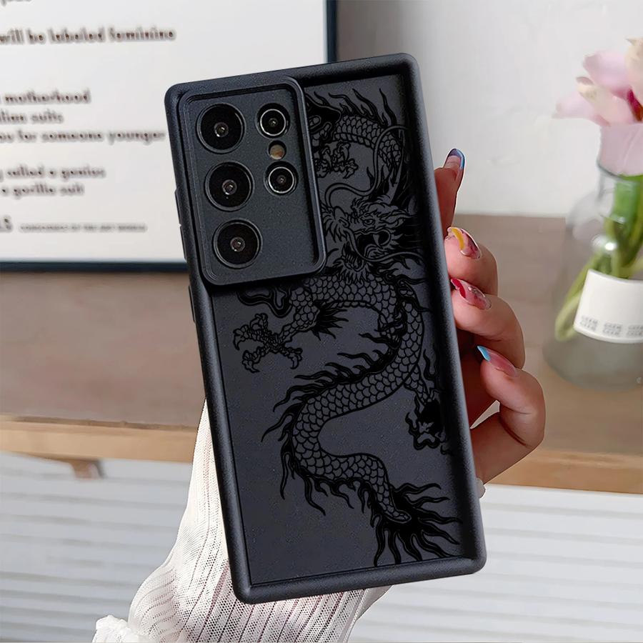 Cool C-Chineses Dragon Phone Cover Case for Samsung Galaxy S26 Ultra S20FE S24 Plus S23 FE S22 S21 S24Ultra S25 S25 Edge